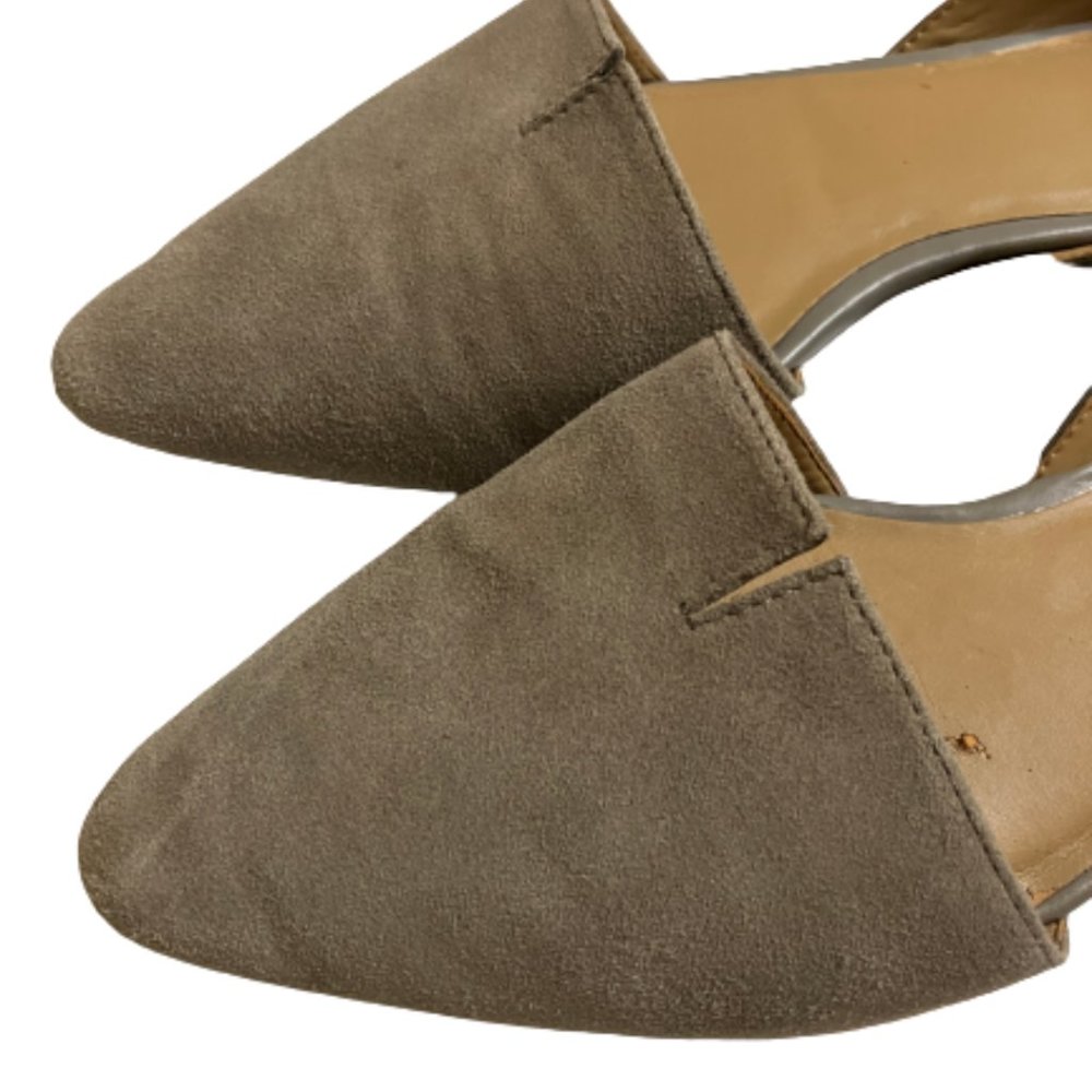 Franco Sarto Sashi Flat taupe grey suede